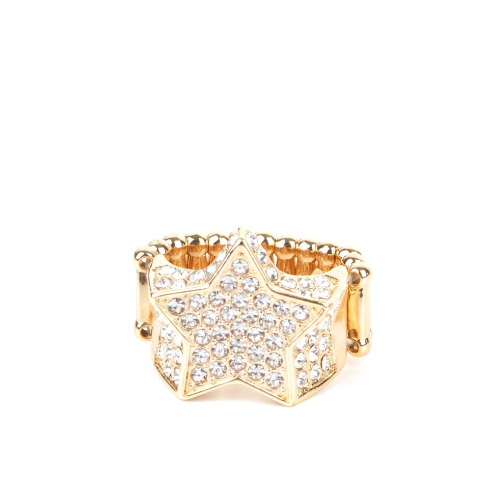 Here Come The Fireworks - Gold Star Ring